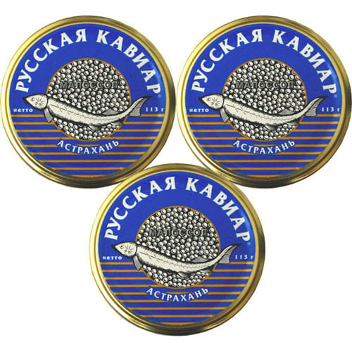 Caviar Beluga 3 frascos 339g