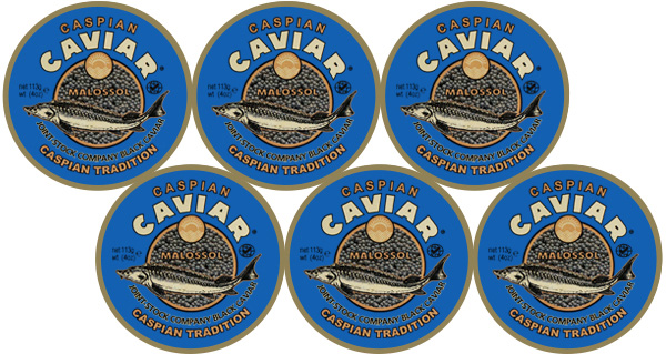 Caviar Osetra 6 frascos 678g