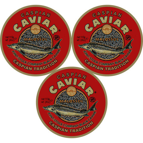 Caviar Sevruga 3 frascos 339g